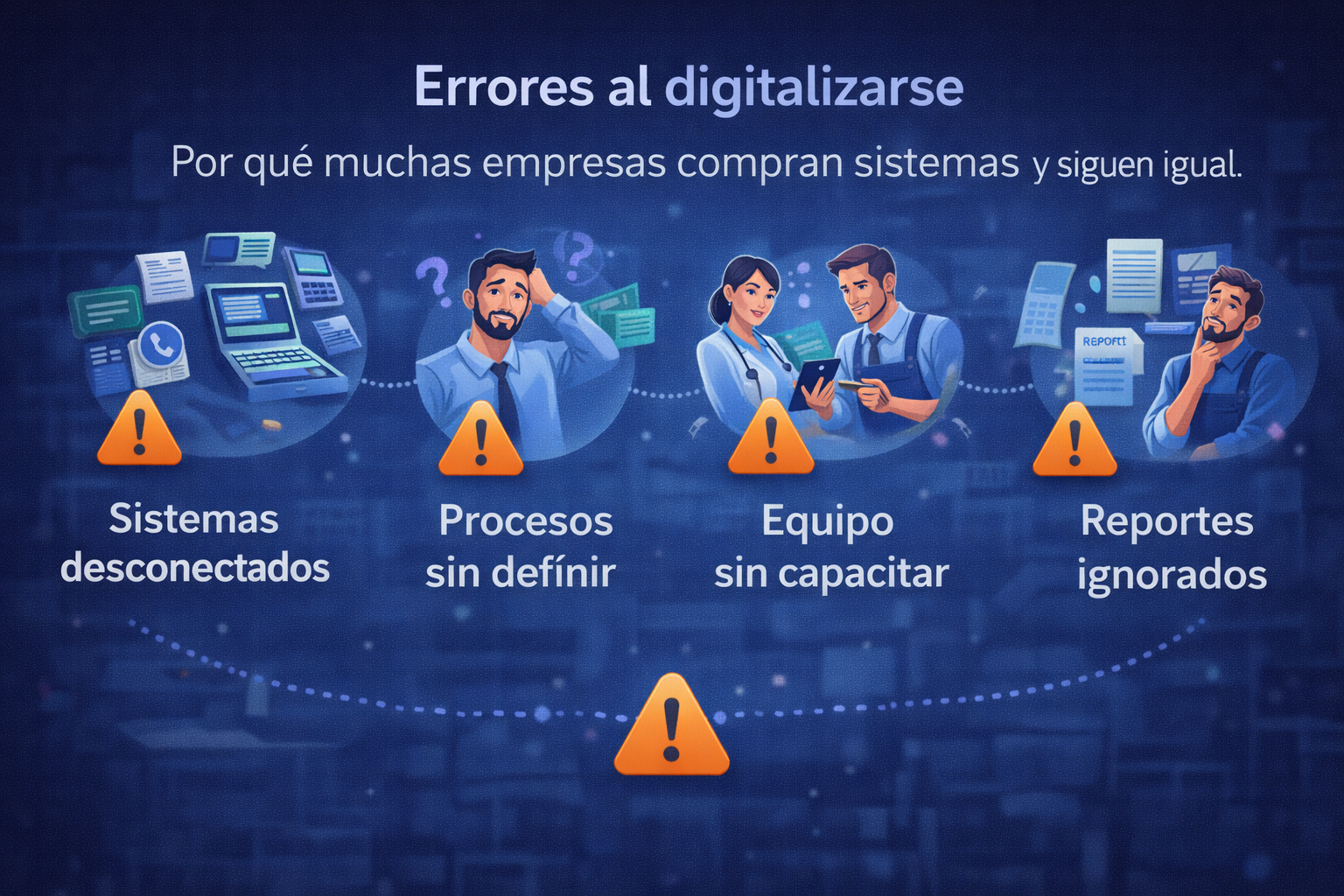 Errores al digitalizarse: por qué comprar un sistema no basta